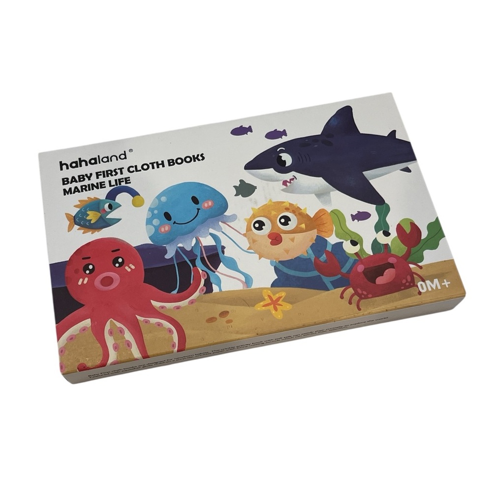 Hahaland Marine Life Cloth Book